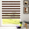 Zebra Premium Room Darkening Dual Sheer Blackout Roller Shades - Image 8