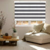 Zebra Premium Room Darkening Dual Sheer Blackout Roller Shades - Image 2