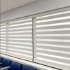 Zebra Premium Room Darkening Dual Sheer Blackout Roller Shades - Image 5