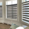 Zebra Premium Room Darkening Dual Sheer Blackout Roller Shades